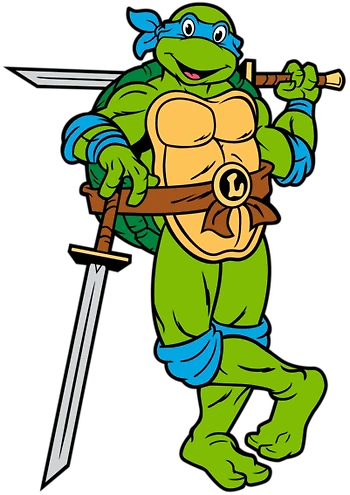 Leonardo (Cam Clarke) (TMNT 1987, Nickelodeon All-Star Brawl)
