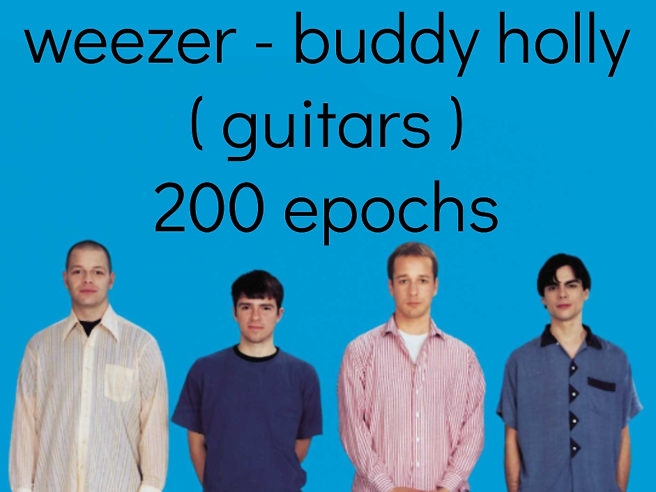 Weezer - Buddy Holly (Guitars)