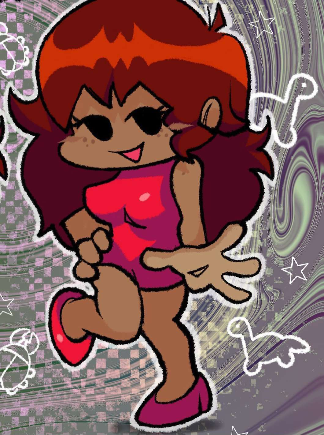 Novasaur GF (Friday Night Funkin')