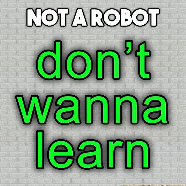 Don't Wanna Learn (Vocals)