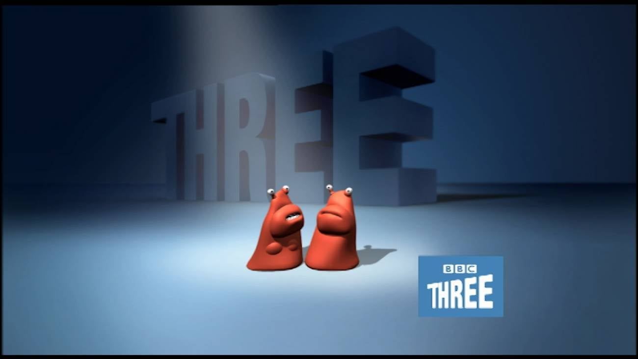BBC Three UK 2003 Announcer (Blobs Era)