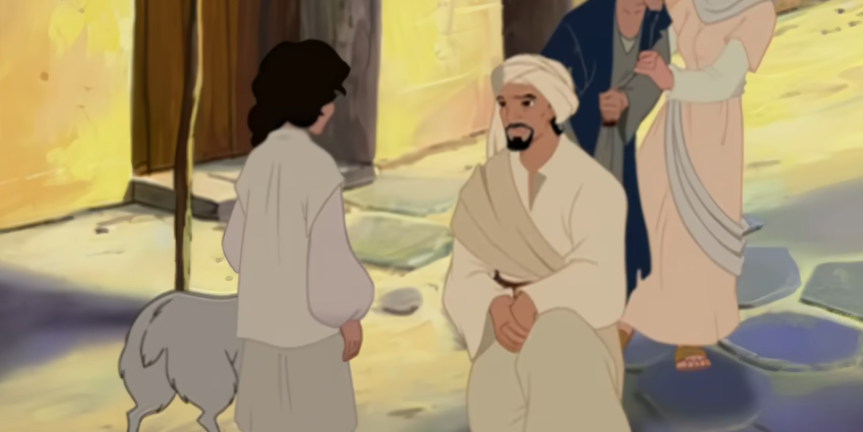 صوت الأب في فيلم محمد خاتم الأنبياء - cartoon - Suhayl bin Amru - arabic dubbing