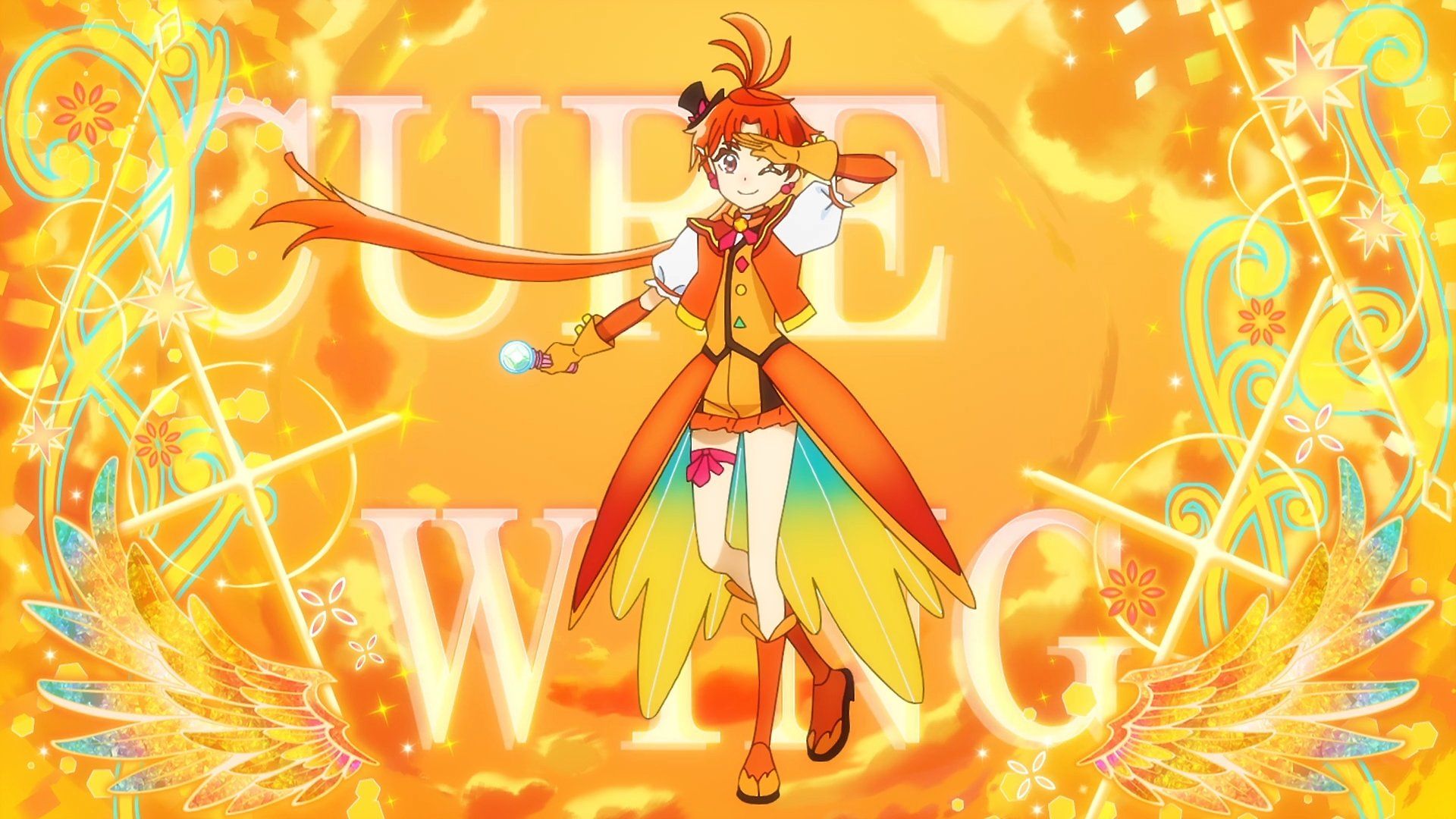 Tsubasa Yuunagi/Cure Wing (CV: Murase Ayumu) Hirogaru Sky Precure
