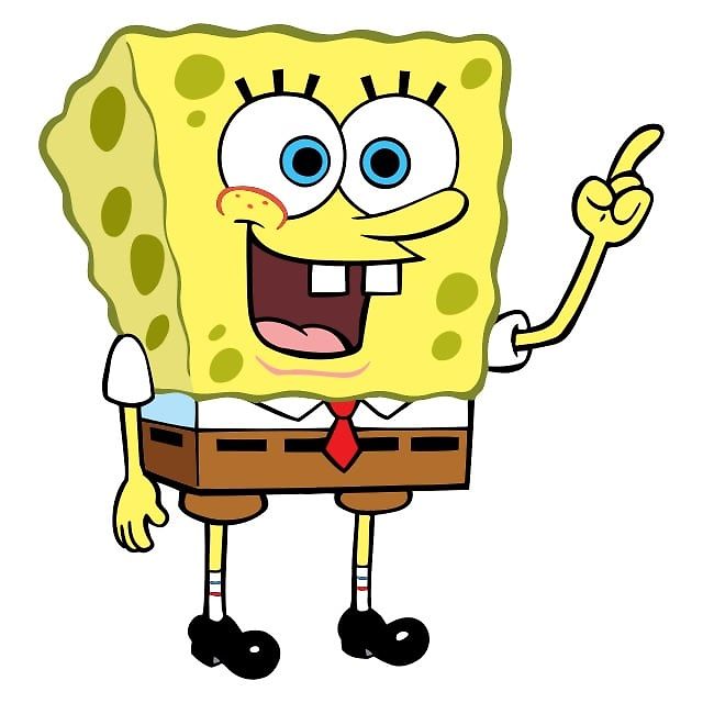 SpongeBob - Italian dub (voice actor Claudio Moneta)