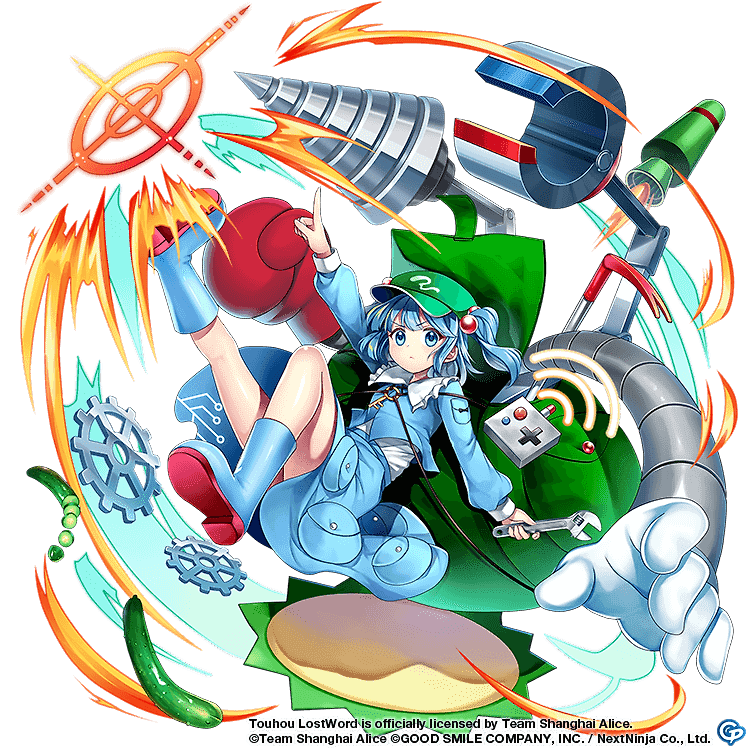 Nitori Kawashiro (Touhou LostWords)