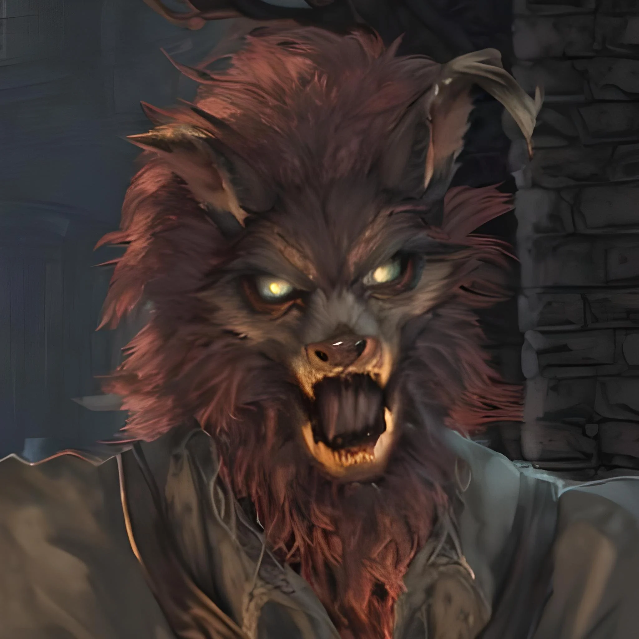 Large Huntsman 'werewolf form' (VxA crossover)