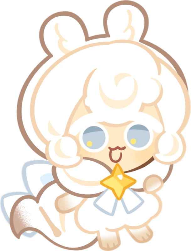 Cream Ferret Cookie