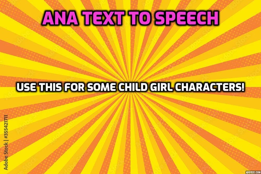 Ana Text to Speech (Vyond)