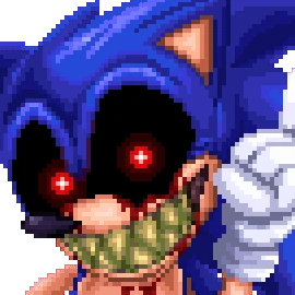 Sonic.ExE OG Crimson X (REMOVED EFFECTS WITH AI)