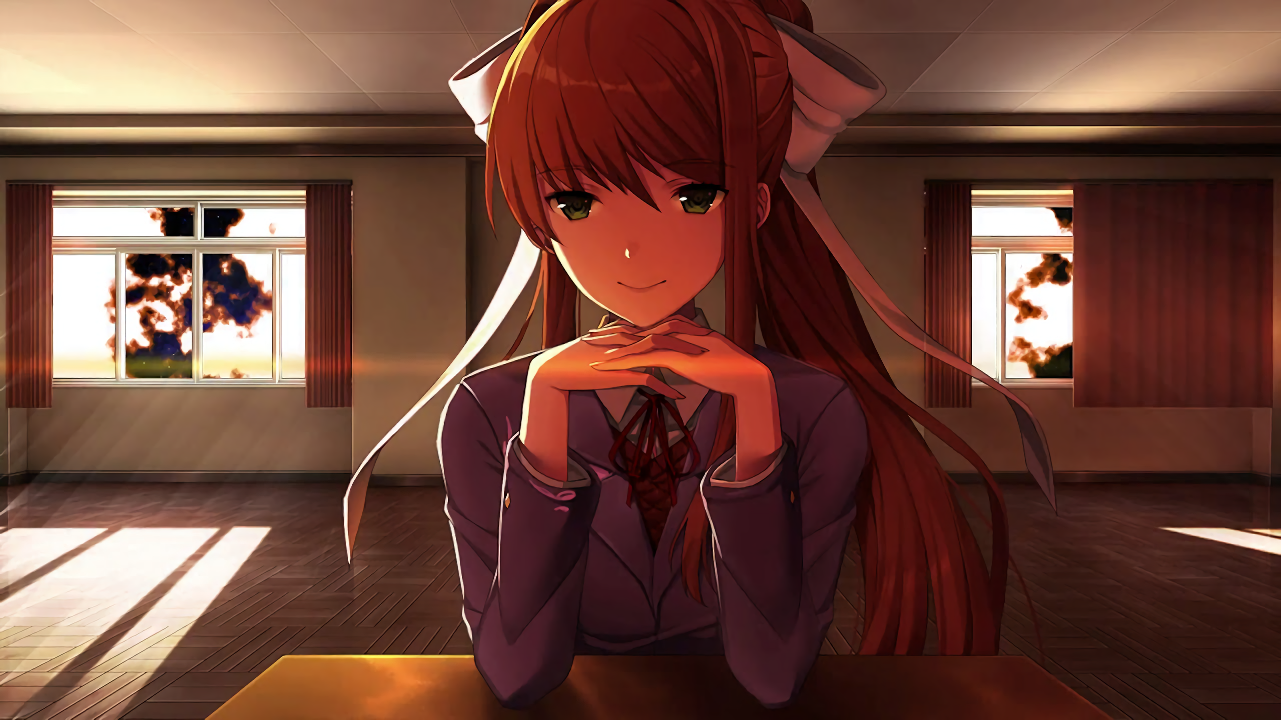 Monika (Doki Doki Literature Club) V3 (OG 40k)