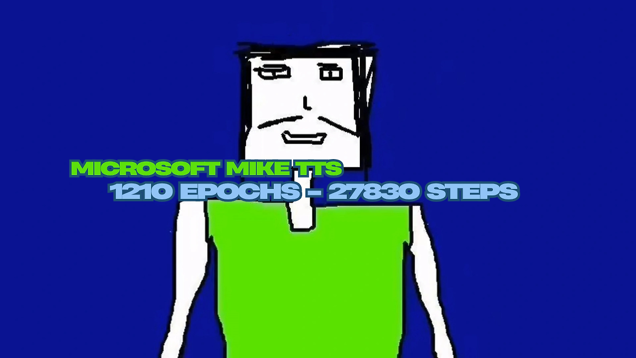 Microsoft Mike(TTS)(HIFI-GAN)