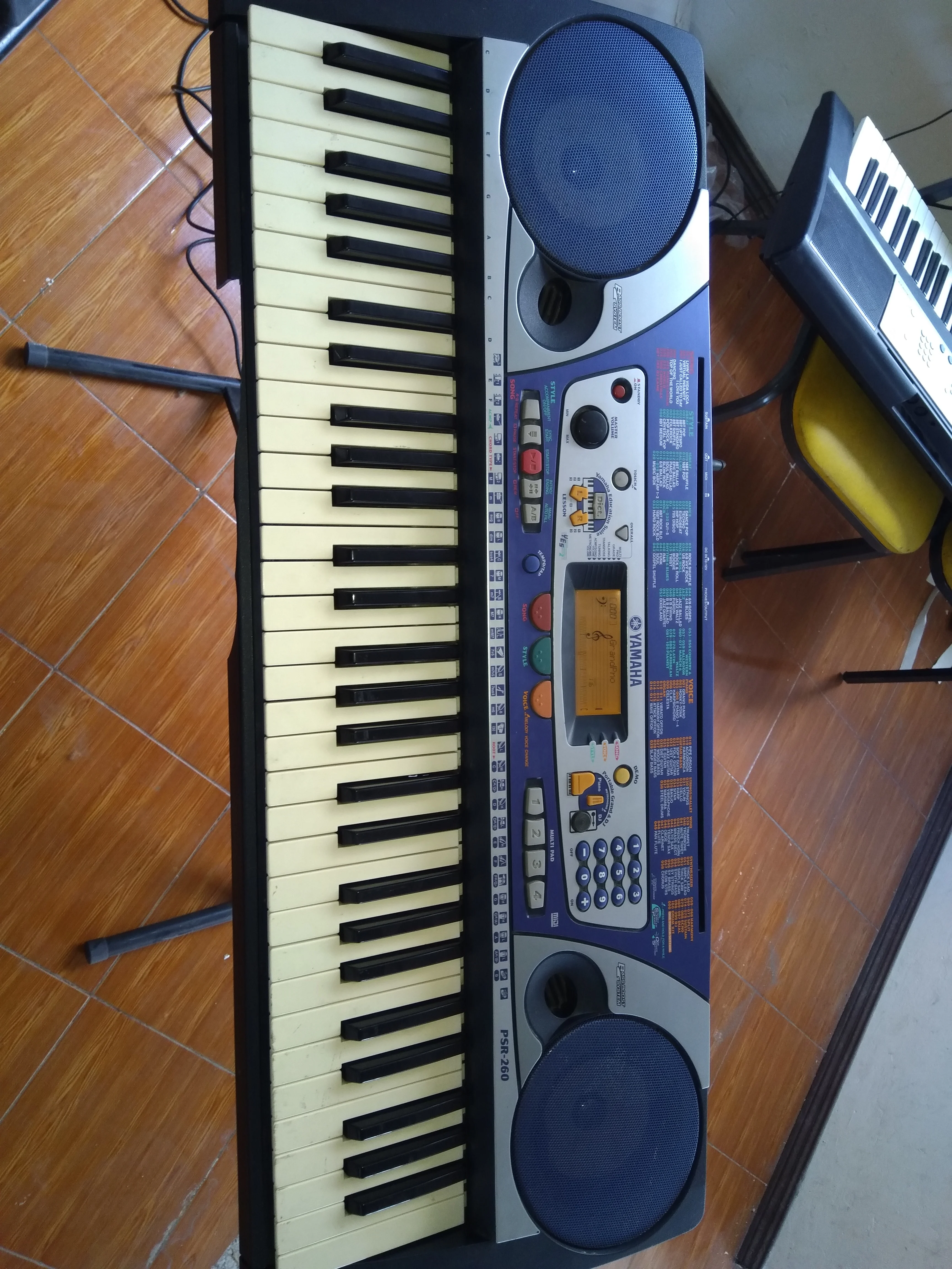 Yamaha dj game male voice psr-260