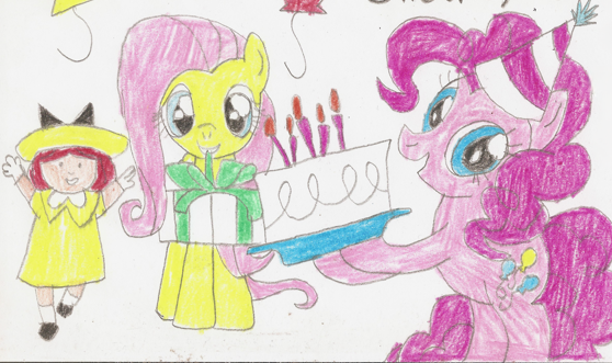 Madeline Pinkie Pie and Fluttershy Andrea Libman