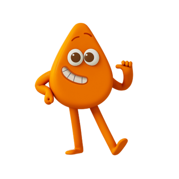Colourblocks Orange (It's a Colorful World Era)