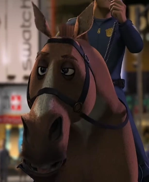 Police Officer Horse (Madagascar)