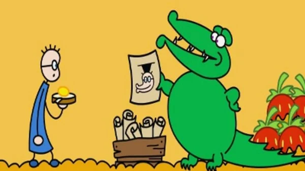 das Krokodil [tom und das erdbeermarmeladebrot mit honig]