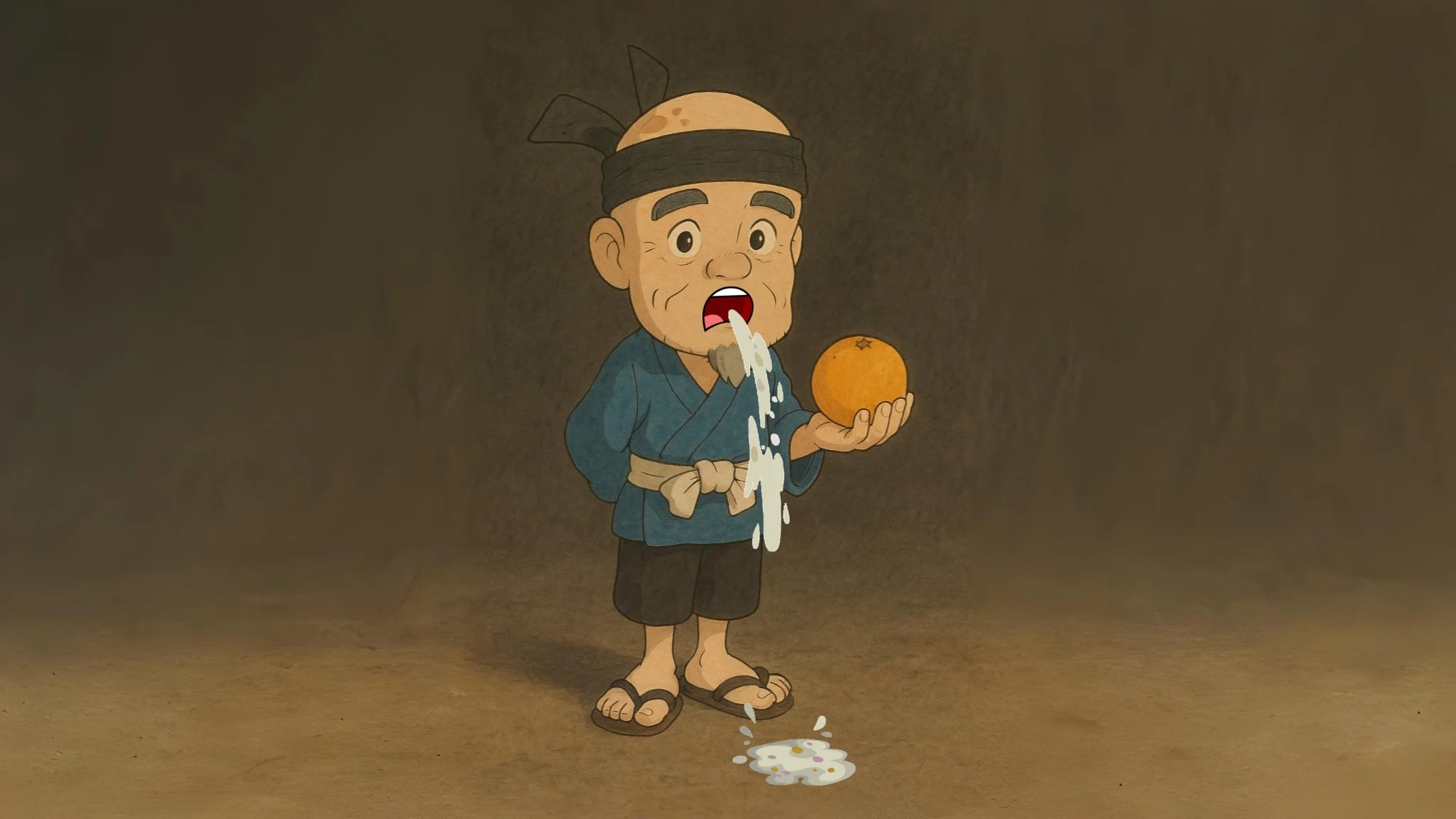 Fruit Ninja Frenzy Force - Sensei - Vomiting - Voice