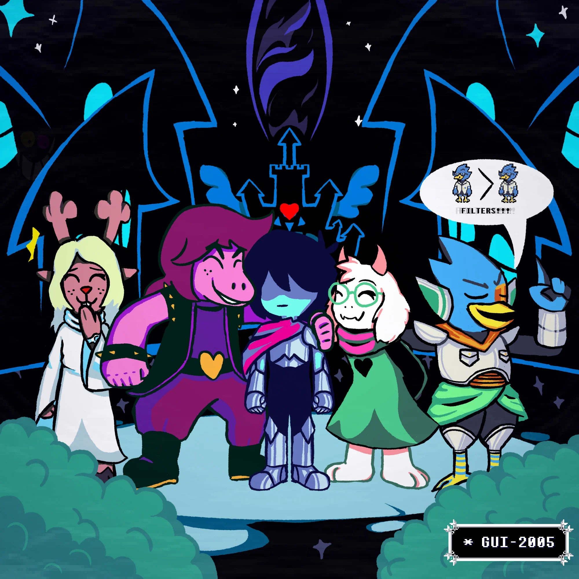 Deltarune Fun Gang (Merged Voices from Man on the Internet) (Remake)