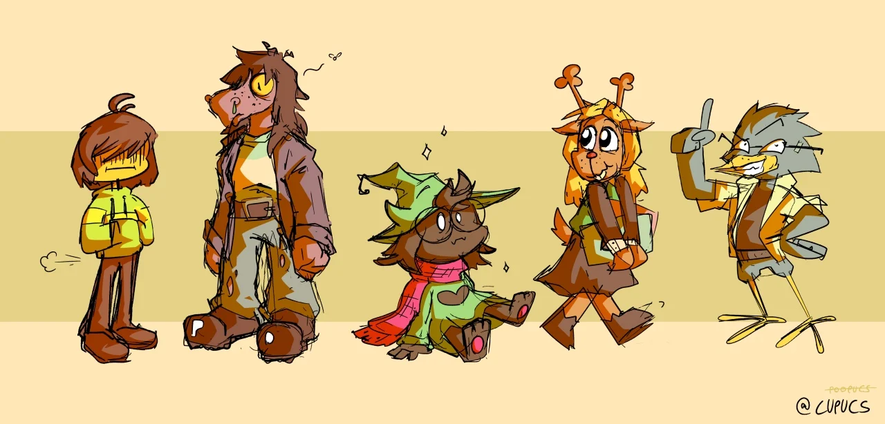 Susie, Ralsei, Noelle, & Berdly (All Voices Merged Together) (Remake)
