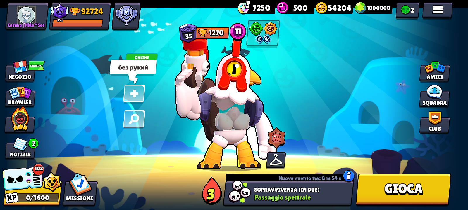 36 rank null's brawl and 92K 