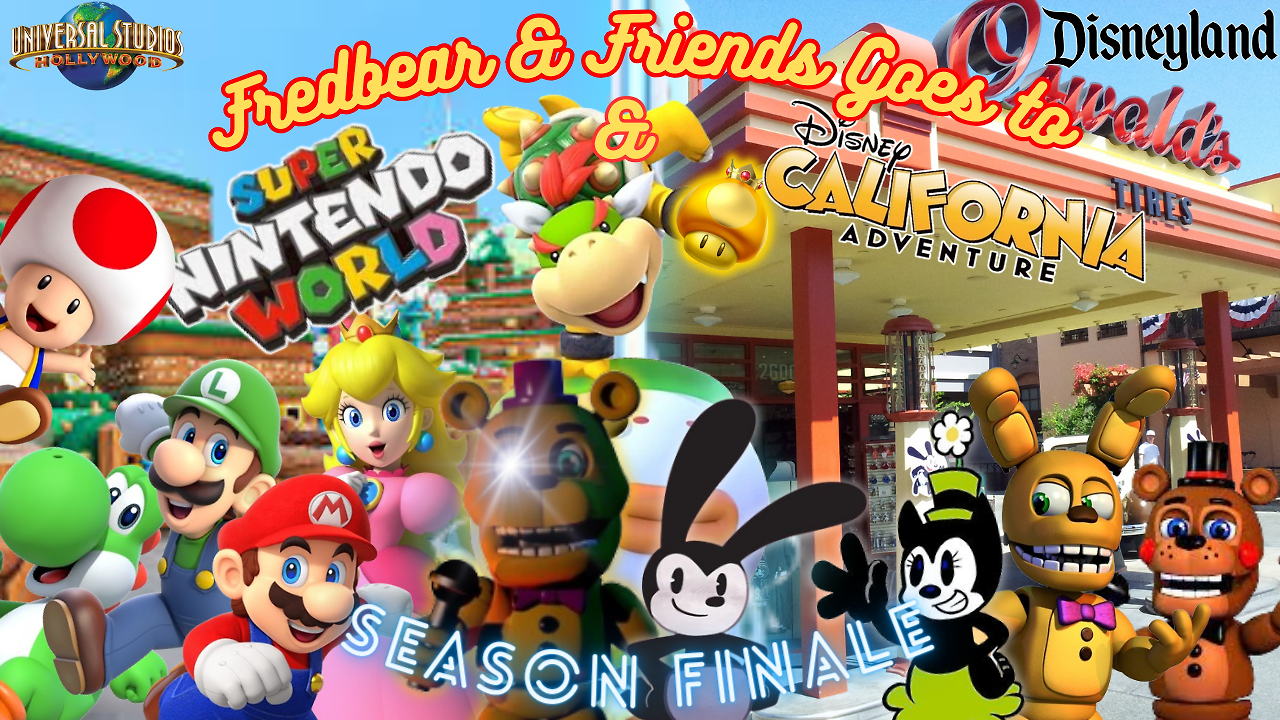 Fredbear & Friends Goes to Los Angles Characters