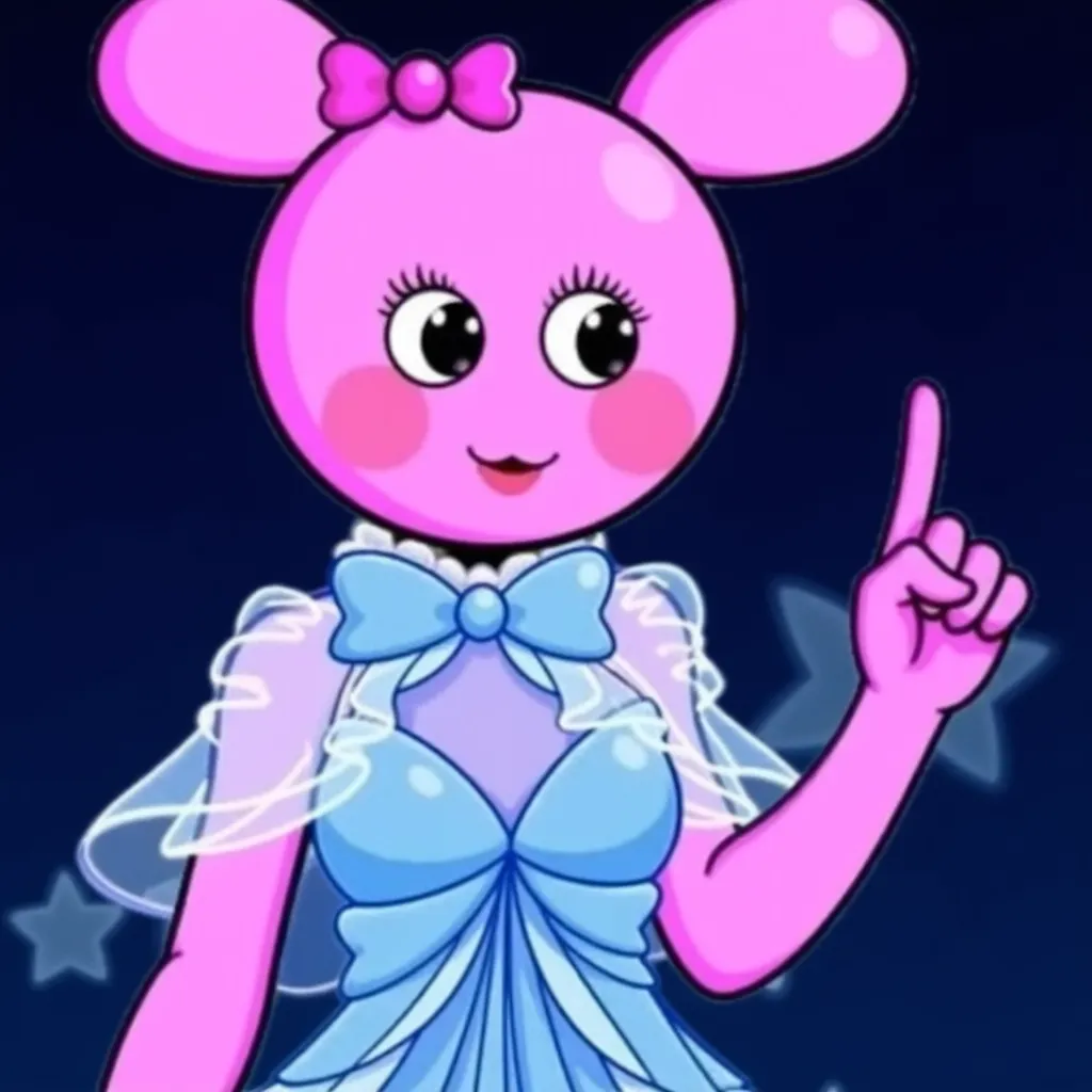 Blue Dress Pinki (Toon Games 2)