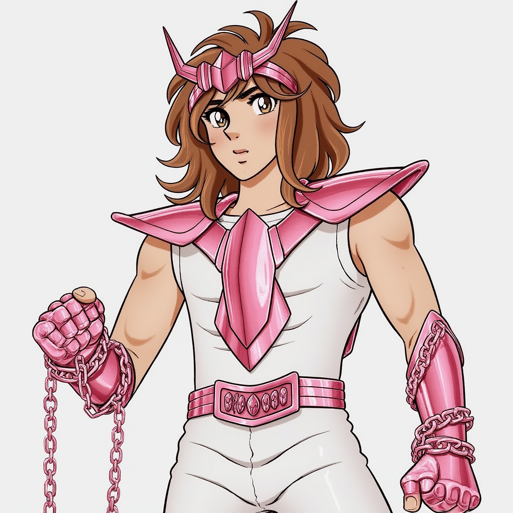 Andromeda Shun (Saint Seiya Manga art style)