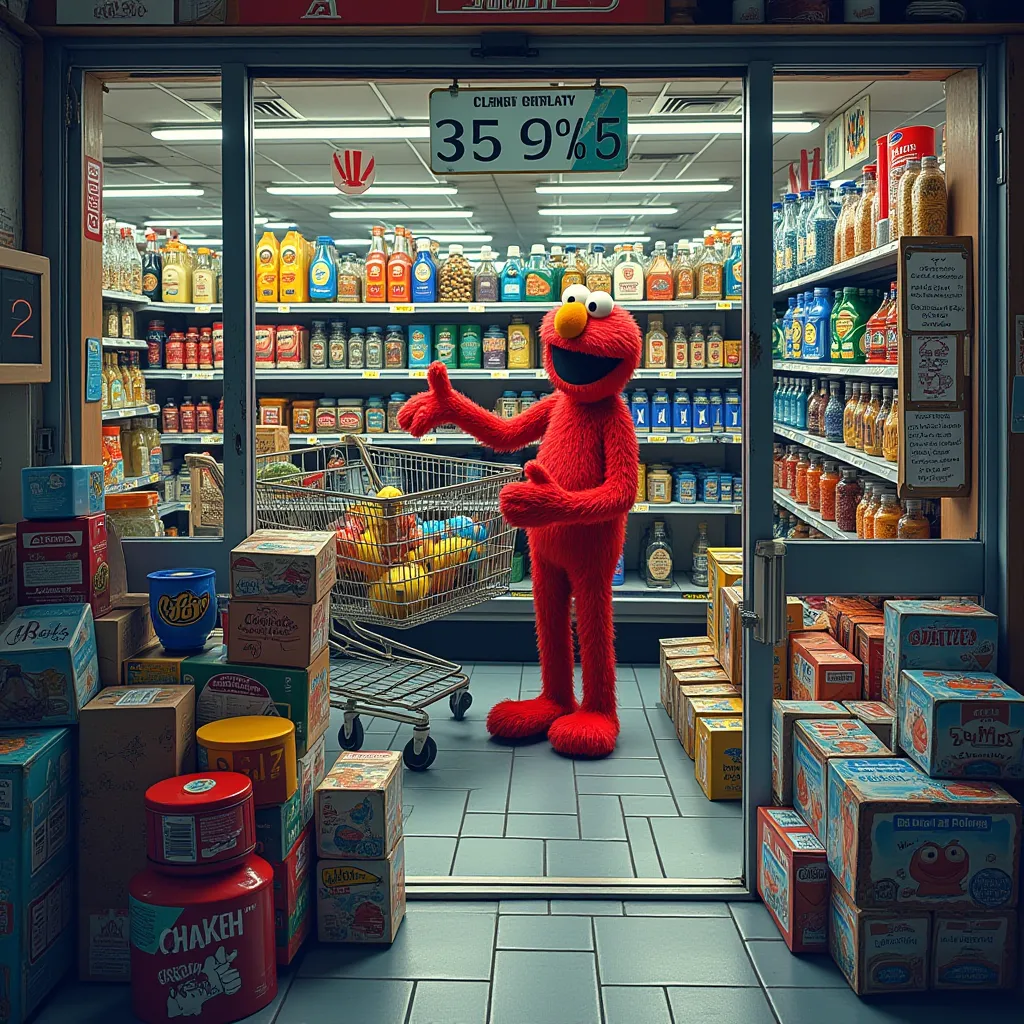 Convenience store CCTV | FLUX.1-dev