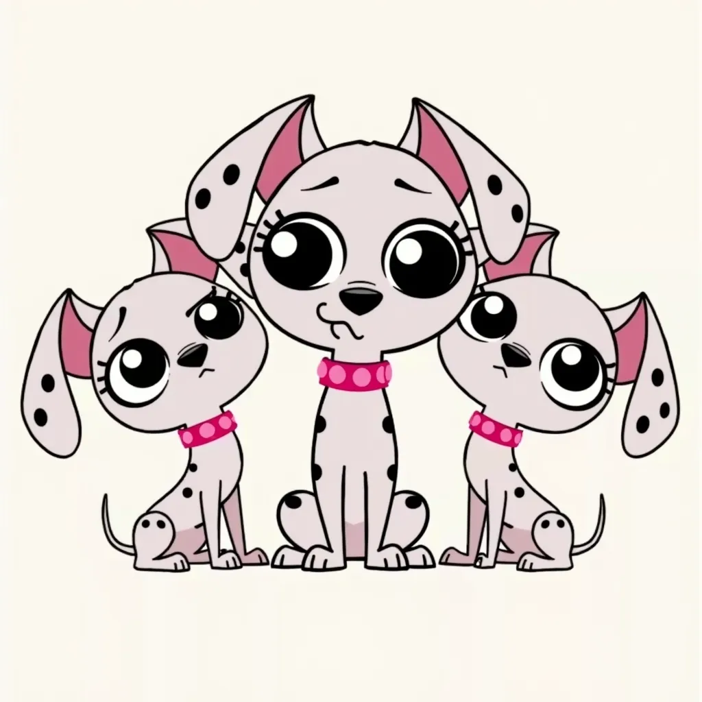 Destiny, Dallas and Déjà Vu Dalmatian (101 Dalmatian Street)