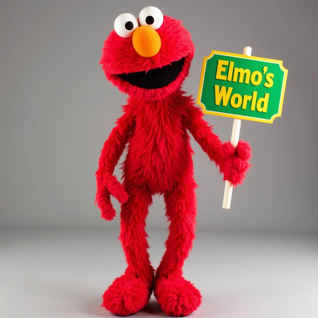 (kinda) Accurate Elmo Puppet LoRa 