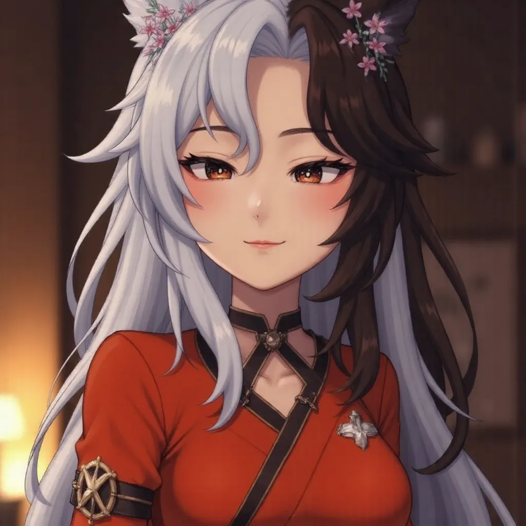 Reiko dress up like smugalana real looking picture