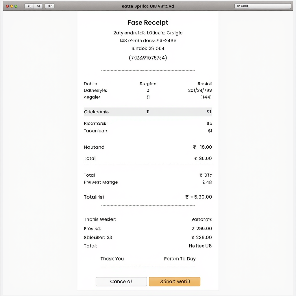 Receipt builder (Non-NSFW Version)