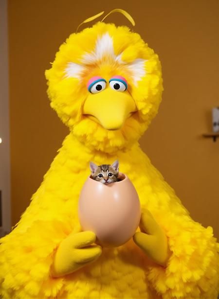 Big Bird - Sesame Street - Flux1.D & SDXL
