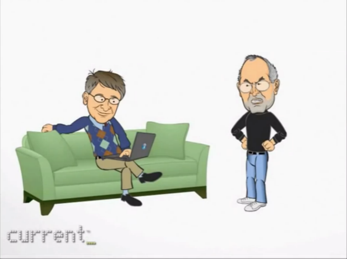 Bill Gates and Steve Jobs (SuperNews!)