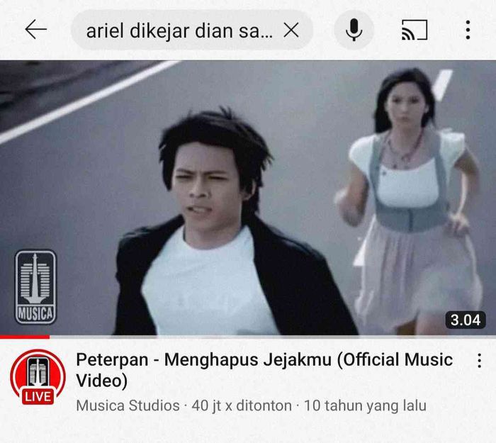 Ariel (from Peterpan/Noah) (Hari yang Cerah Era)