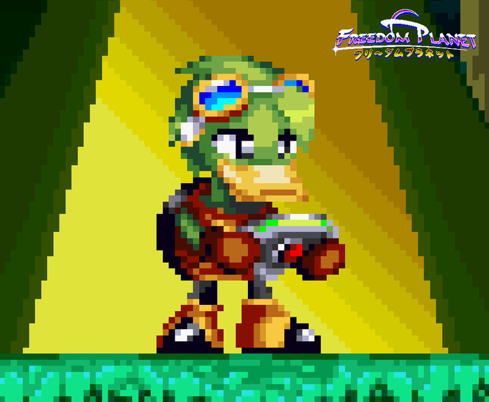 Torque The Shellduck (Freedom Planet)