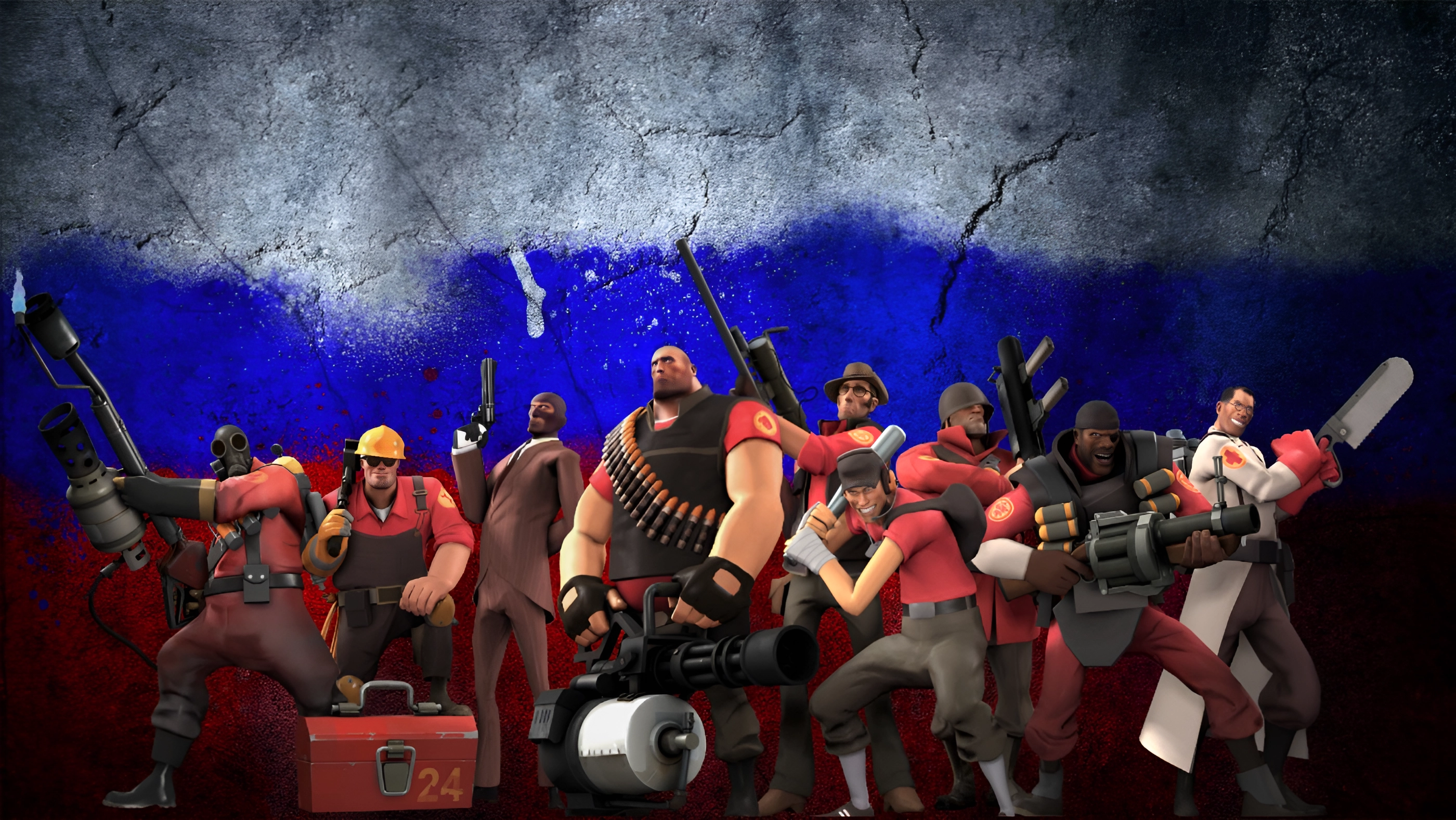 All TF2 Characters Ru Dub
