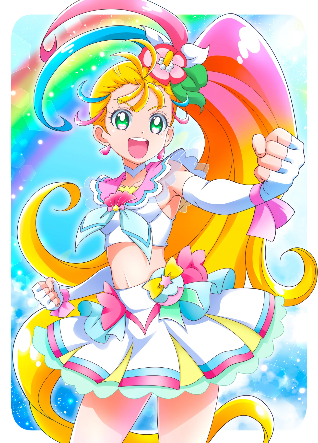 Natsumi Manatsu / Cure Summer (CV: Fairouz Ai) Tropical rouge precure