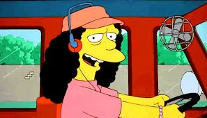Otto Mann-Herman López Ramírez(Q.E.P.D) -Los Simpson (Latin Americ-American Spanish Dub-Español latino)