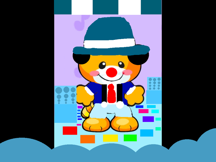 Kitty the clown cat wins