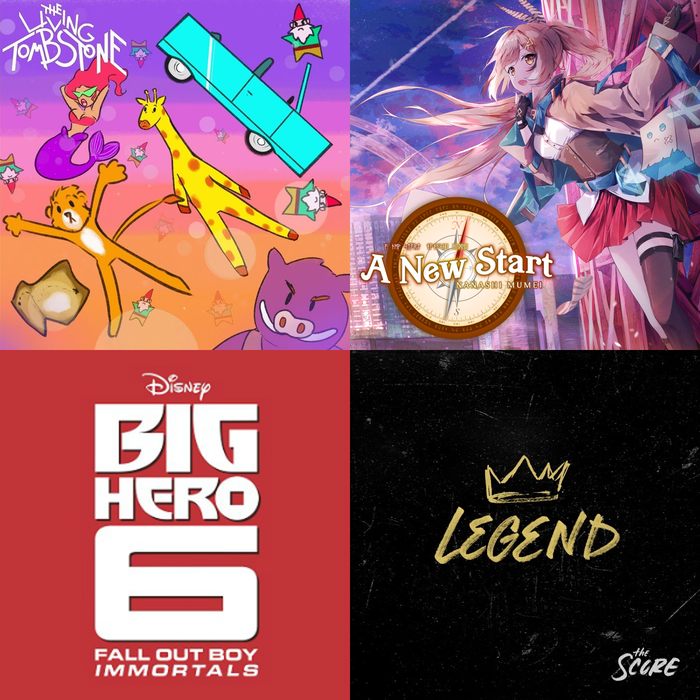 The Living Tombstone, Nanashi Mumei, Fall Out Boy & The Score - My New Immortal Legend (Fusion Drums)