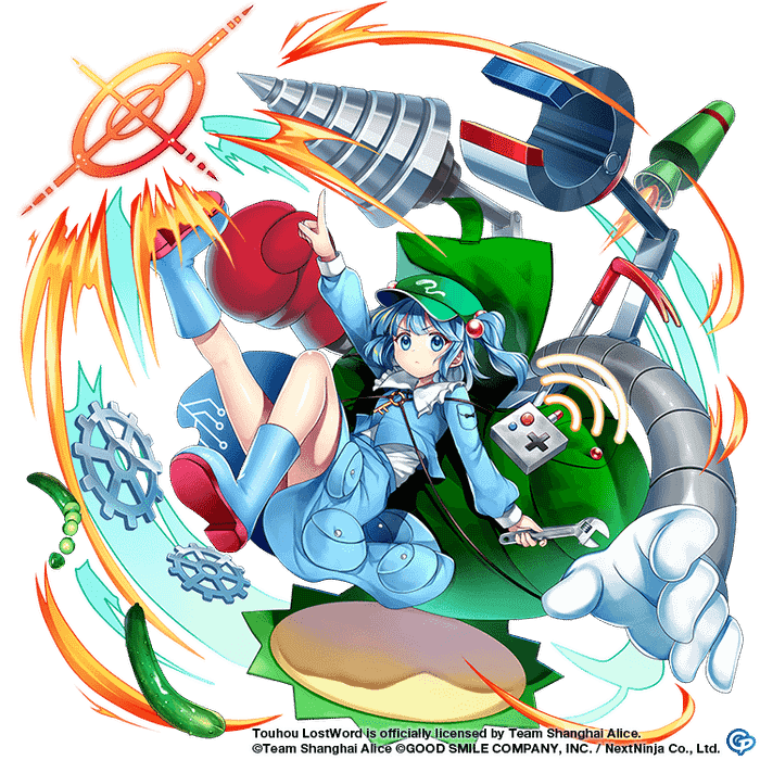 Nitori Kawashiro (Touhou LostWords)