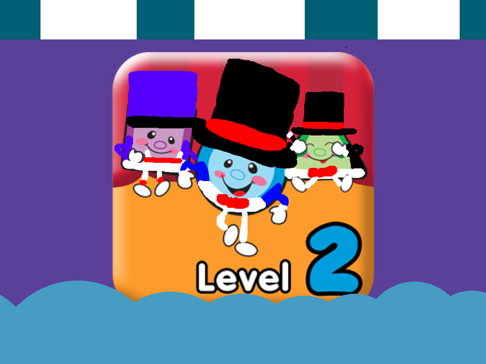 Purple square khan the world’s tallest man blue circle Nikolai the shortest man on earth and green triangle Chuckie the magician