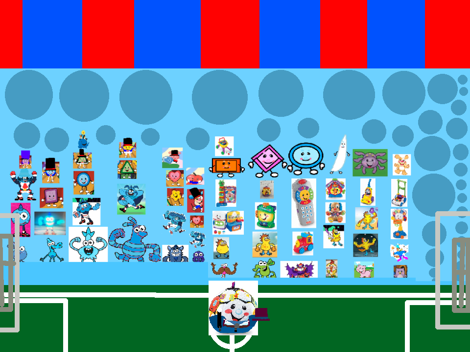 Paulo the ringmaster soccer ball (Circus Soccer ball sports score contest)