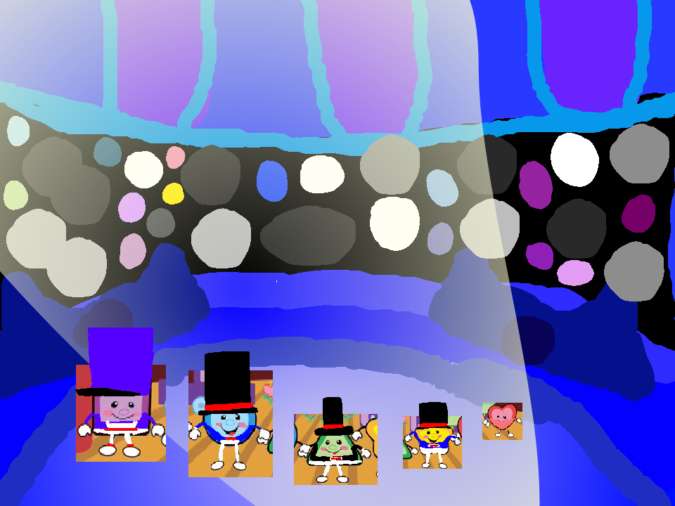 The performer shapes