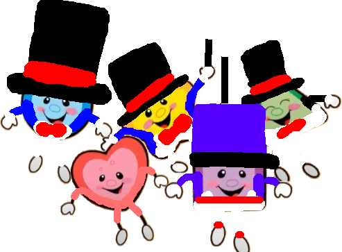 The performer shapes