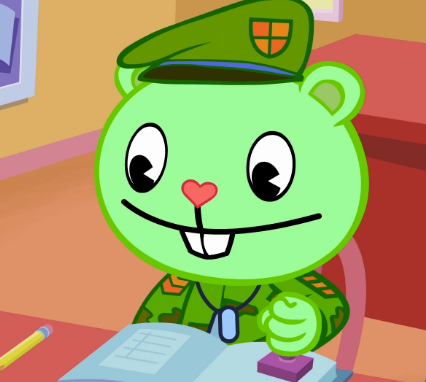 Flippy from HAPPY TREE FRIENDS REMAKE!!!
