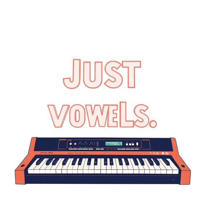 Just vowels synthesizer