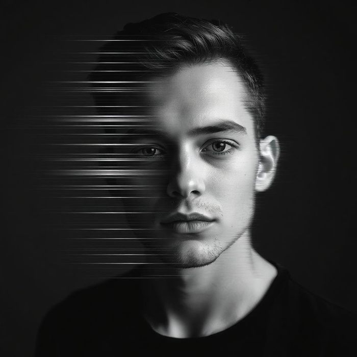 Male voice with distortion effect