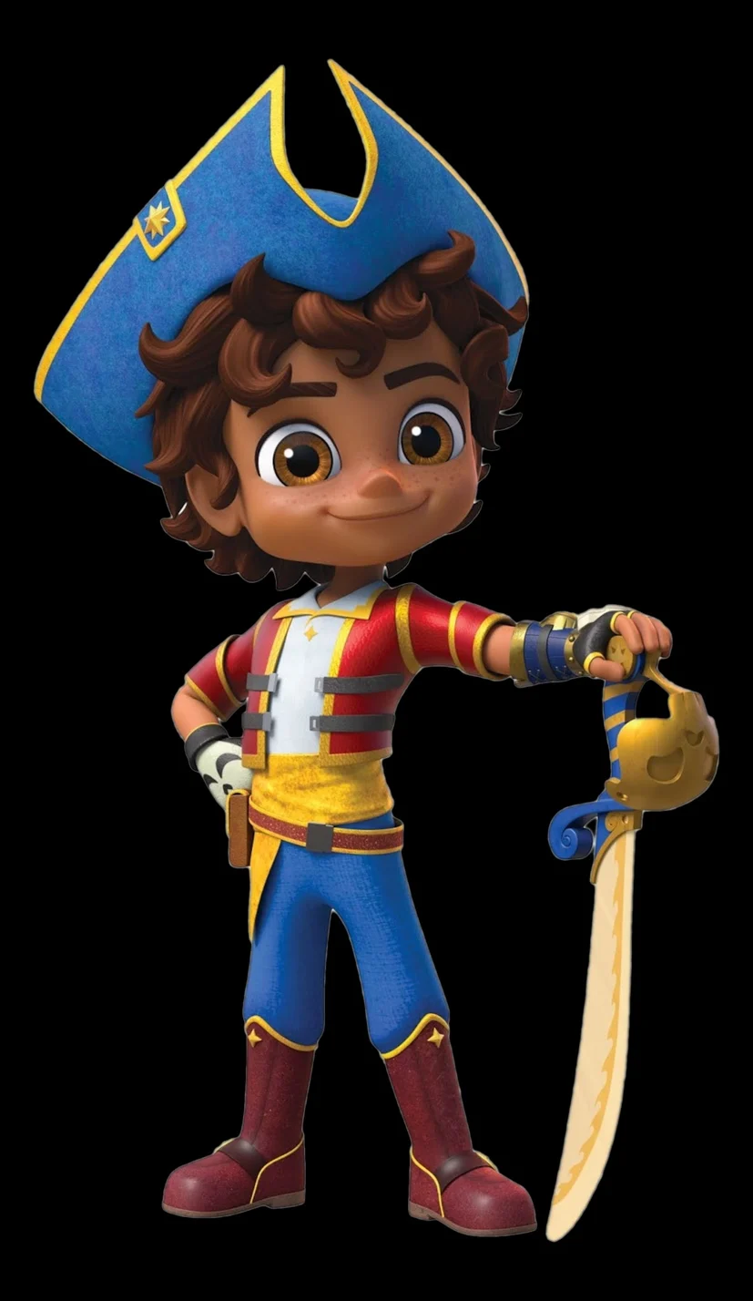 Santiago Montes (Santiago of the Seas) Kai Edgar (Singing voice in Season 2 Episode 3 “A Tale of Two-más”)